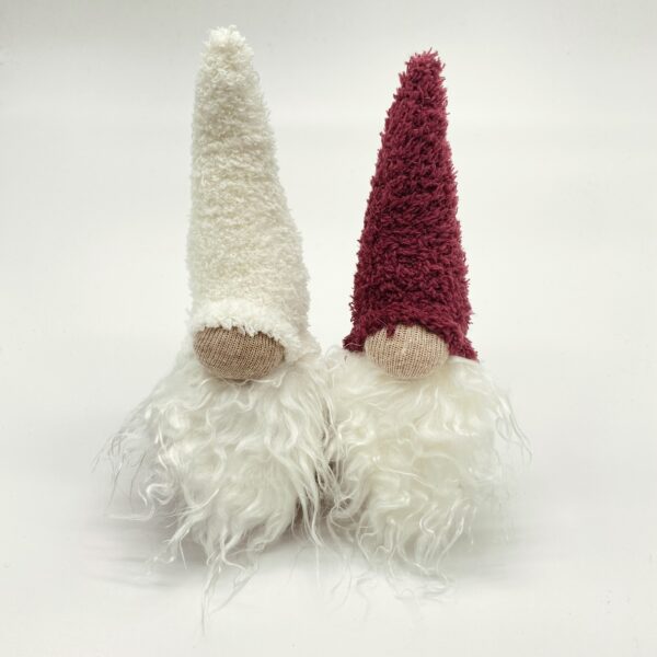 Deko-Wichtel rot/creme (2022er Kollektion)