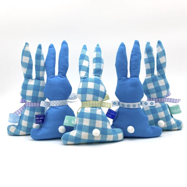 Deko-Hase blau (B-Ware) – Bild 2