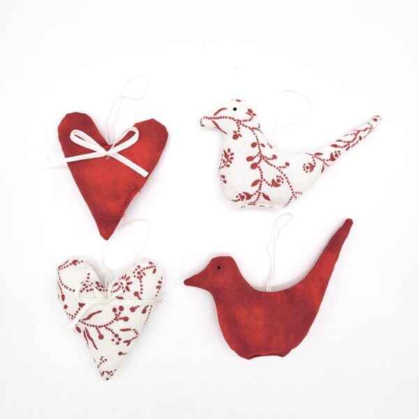 Deko-Set "Vogel & Herz" – Bild 5