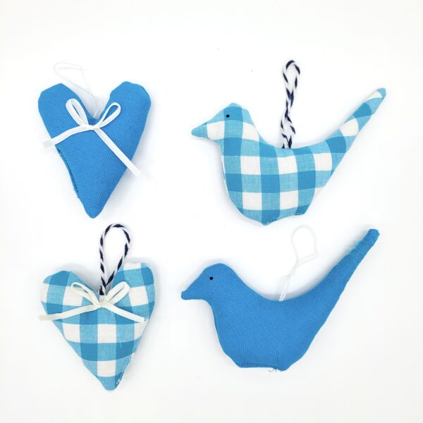 Deko-Set "Vogel & Herz" B-Ware – Bild 2