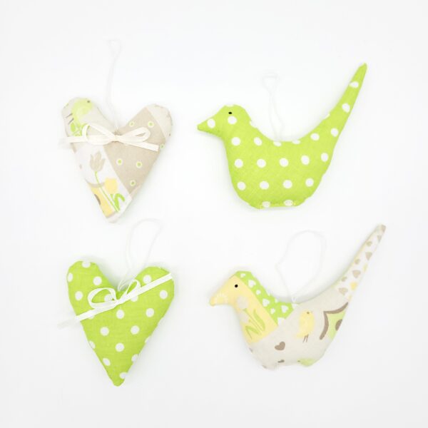 Deko-Set "Vogel & Herz" – Bild 3