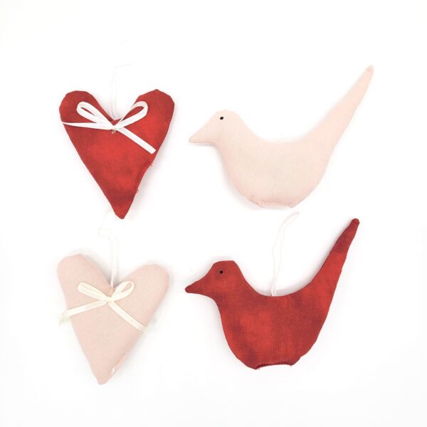 Deko-Set "Vogel & Herz" – Bild 4