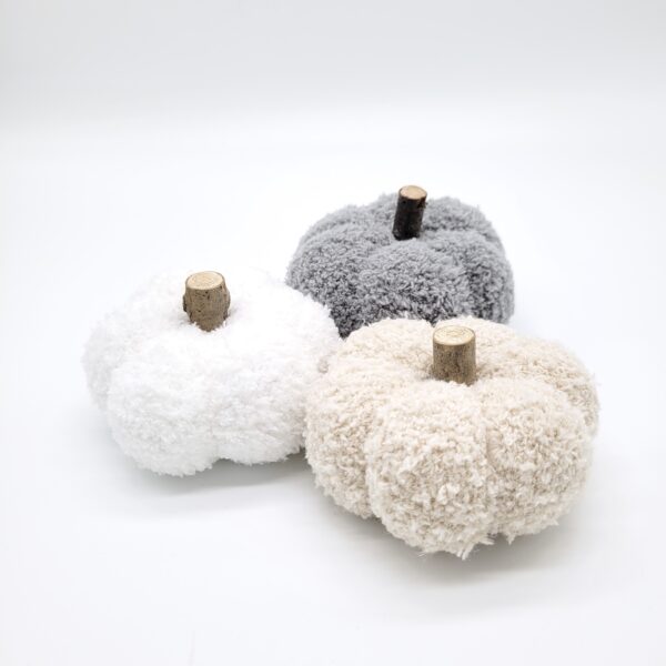 Deko Kürbis "flausch"