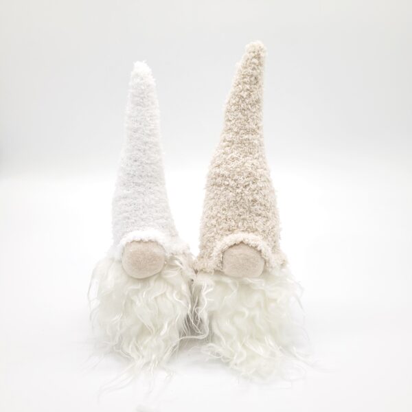 Deko-Wichtel beige/weiß (2023er Kollektion)