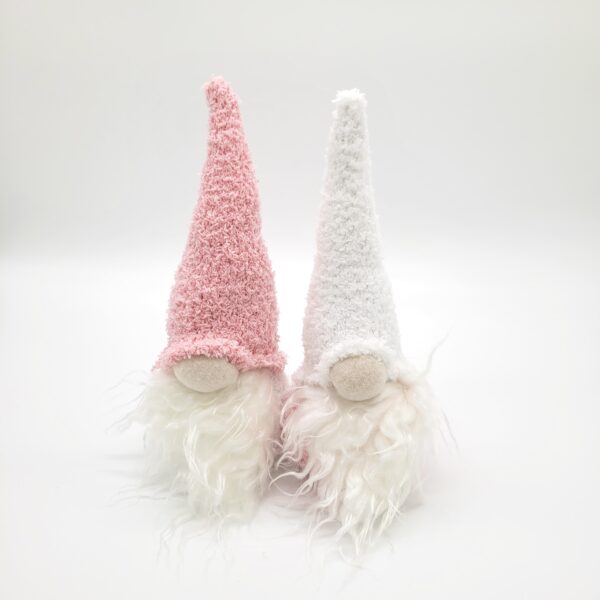 Deko-Wichtel rosa/weiß (2023er Kollektion)