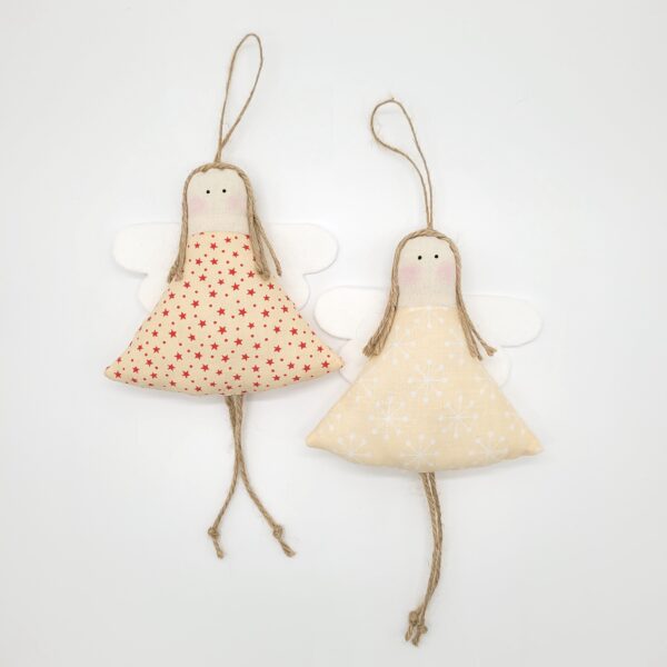 Weihnachtsengel "Retro" creme