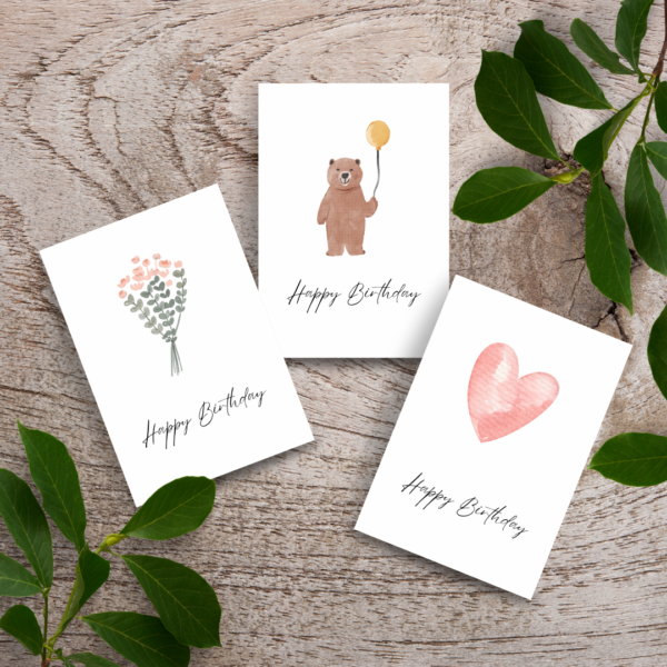 Grußkarten "Happy Birthday" – Bild 2