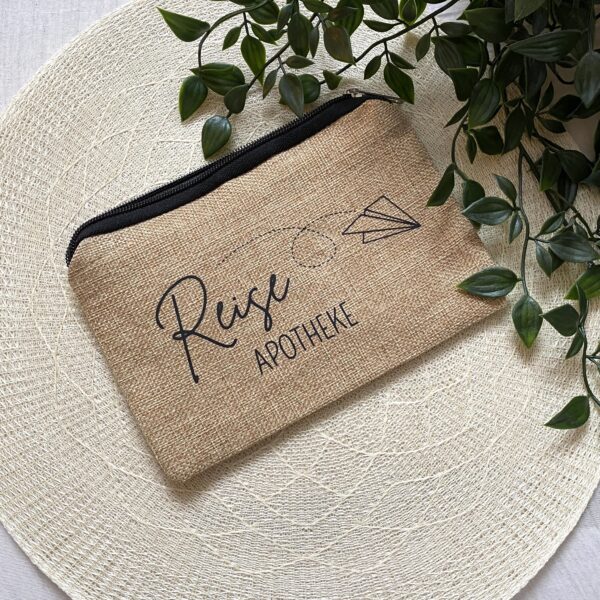Jute-Täschchen "Reise-Apotheke"
