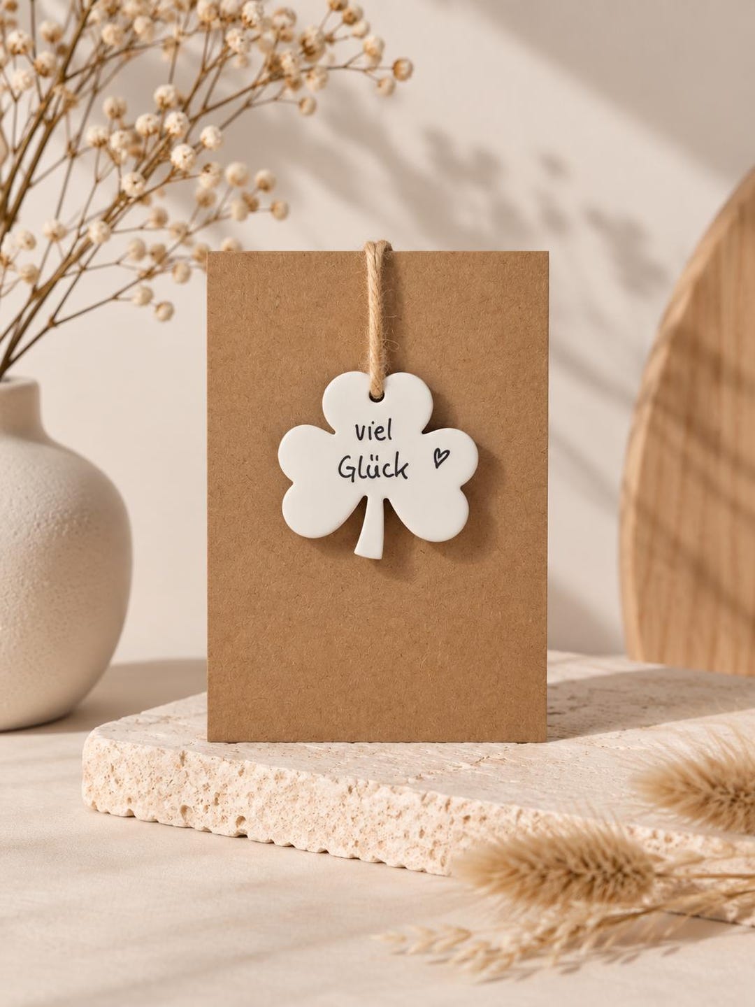 Personalisiertes Weihnachtsgeschenk mit Keramikanhänger | kleine Weihnachtskarte | kleines Geschenk mit Namen für Freundin | Wichtelgeschenk – Bild 14