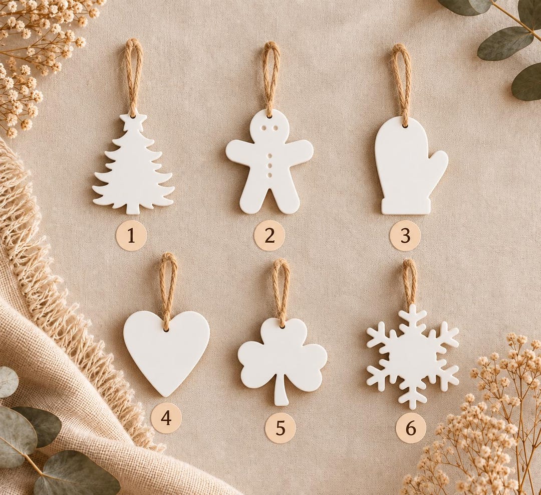 Personalisiertes Weihnachtsgeschenk mit Keramikanhänger | kleine Weihnachtskarte | kleines Geschenk mit Namen für Freundin | Wichtelgeschenk – Bild 8